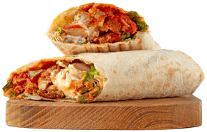 Kipshawarma wrap